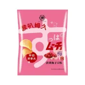(店+)【KOIKEYA 湖池屋】湖池屋 酸叭姆久 清爽梅子風味 洋芋片 58.8g 平切洋芋片 梅子洋芋片
