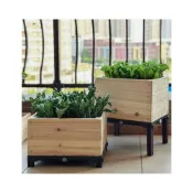 (店+){RY}生態原木種植箱 實木種菜木箱 一米菜園 陽台庭院種花種菜 可客製化花盆
