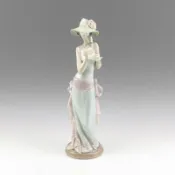 【DOKODEMO】Lladro 茶點小雕像 5470 茶點時間（二手）