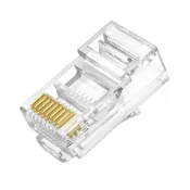 易控王 CAT6 UTP 非隔離網路水晶頭 RJ45端子水晶頭 (70-109-04)