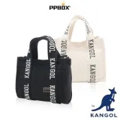 KANGOL 串標LOGO 方塊帆布包 附背帶 包包 【65551708】