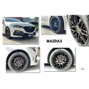 超級團隊S.T.G MAZDA3 15 16 17 18 年 馬自達3 18吋 8J ET35 鋁圈 輪框 消光黑 單顆