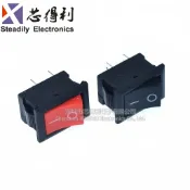 KCD1-101船型開關 翹板 兩腳兩檔 15*21MM 6A/250V 10A 125V 全新現貨