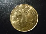 開心樂購✨1981年 意大利 200裡拉 糧食日 紀念幣 近全新
