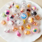 (店+)『可愛橡皮擦扭蛋球/隨機出貨』禮品球 扭蛋 幼兒園禮物 玩具扭蛋 膠囊玩具 分享禮 造型橡皮擦(造型橡皮擦 玩具橡皮擦)