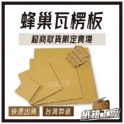 《紙箱工廠》【可超取】蜂巢瓦楞板【厚1.6cm 2cm】蜂巢紙板 蜂窩紙板 蜂巢紙箱 廣告底板 防撞包裝 尺寸訂製