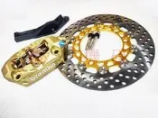 誠一機研 彪虎 125 TIGRA 150 OZ OZS BREMBO AK550 卡鉗 輻射對四 浮動碟盤 煞車 改裝