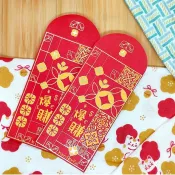 【禮享生活】春節系列│爆賺燙金紅包袋 2入