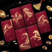 客製化 紅包 2026個性 創意 馬年紅包袋 訂製公司logo 燙金 過新年利是封 春節壓歲錢
