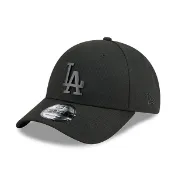 【NEW ERA】MLB 洛杉磯道奇 LA 低調黑 全黑 鐵牌 棒球帽 穿搭 9FORTY【ANGEL NEW ERA】