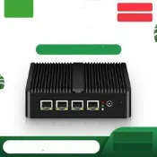 熱賣.. ..迷你主機 迷你電腦 倍控J4125軟路由2.5G四網6網口I210工控機電腦愛快派網工控機ros  促