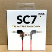bonJOIE 品味決醒 ::bonJOIE:: 美國進口 Rode SC7 3.5mm 轉換線 TRS to TRRS Patch Cable (全新盒裝) VideoMic GO , VideoMicro 麥克風轉接 iPhone