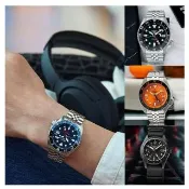 【SEIKO 精工】5 Sports 系列 GMT 兩地時間機械腕錶 指針錶 手錶 年終送禮 禮物(4R34-00A0D/SSK001K1)
