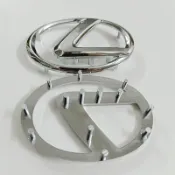 適用於66mm適用LEXUS淩志方向盤標Logo 卡位標誌 方向盤中心車標ES240 ES300 IS300 RX270