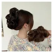 【小飾集】假髮捲髮夾/韓國設計百搭增髮量盤髮造型假髮捲髮夾 馬尾夾(4款任選)