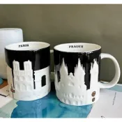 ❤️Starbucks 星巴克城市杯捷克🇨🇿布拉格 Prague 巴黎 浮雕城市杯馬克杯
