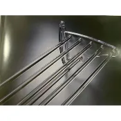 *水電DIY* 水晶放衣架/壓克力浴室置物架/雙層置衣架毛巾架/毛巾桿.