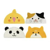 (店+)日本直送 佐倉嚴選 TOMO 半圓型動物造型地墊 腳踏墊 防滑 吸水 浴門 玄關 客廳 兒童房 柴犬 貓 動物