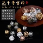 花千骨復古吊墜宮鈴diy保色雙孔大鈴鐺古風手鍊項鍊合金飾品配件
