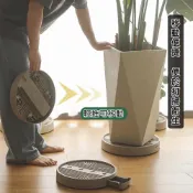 (店+)【FONMOST】加厚可移動圓形花盆接水托盤 花盆水盤 接水盤 花盆底座 水盤 滴水盤 集水盤 接水盆