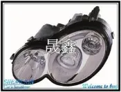 《晟鑫》全新 BENZ 賓士 COUPE W203 AMG樣式 雙門 2門 3門專用 魚眼 晶鑽 含氣動馬達 大燈一對