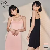 【生活市集】附胸墊BRA無袖細肩帶連身裙