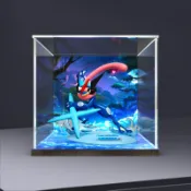 泡泡玛特 展示盒 亞克力展示盒適用玩樂主義寶可夢小智版甲賀忍蛙公仔路卡利歐手辦