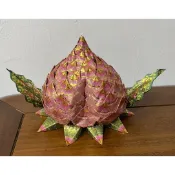 小壽桃｜金紙藝品｜祝壽小壽桃｜敬神摺紙｜祝壽供品｜祈福壽桃｜聖誕千秋｜進香禮品｜胭脂小壽桃🍑 ｜粉色