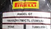 190 55 17 全新品 PIRELLI ANGEL GT 天使胎 後輪 街道耐磨，22y new