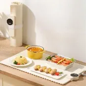 【IDREES 伊德萊斯】飯菜速熱大面積加熱保溫板 定時暖菜板 飯菜恆溫墊 家用熱菜板 保溫墊(交換禮物)