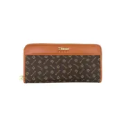 (店+)【DIANA JANES】（現貨）DIANA JANES 防刮皮配真皮單拉鍊女生長夾 女生皮夾 黛安娜長夾 拉鍊長夾 女用長夾