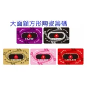 陶瓷 方型籌碼 方碼 (德州撲克 麻將 百家樂 21點 大小點 博奕 拉斯維加斯)