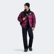 【The North Face 官方旗艦】新年款-北面經典1996男款紅色DWR防潑水羽絨外套｜8D16DIY