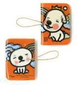 ＊YOOWOO＊【韓國 Jetoy Lalala Dog 拉拉狗狗 閃亮明星 信用卡夾 ~ Orange Rainbow