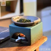 🌟平價實用🌟 日式粗陶蠟燭烘茶爐復古烤茶爐陶瓷茶葉提香器功夫茶具醒茶溫茶爐