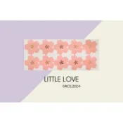 ［Little love］櫻花燙金貼紙、封口貼、禮物包裝貼（3.5x3.5)一張10枚