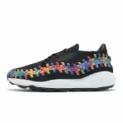 ACS跨運動 Nike 休閒鞋 Air Footscape Woven Rainbow 女鞋 男鞋 彩虹編織 黑 麂皮 復刻 FB1959-002