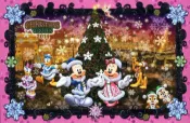 DISNEY東京迪士尼2014聖誕節紀念明信片(日本製)