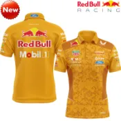 RED BULL 2026F1賽車服+神諭紅牛賽車F1車隊Polo衫+夏季男女短袖T恤