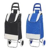 【ENNE】輕便型爬梯折疊購物買菜車/二色任選(置物推車/買菜車/菜籃車/手推車/購物/摺疊/收納/可拆洗)