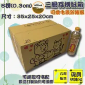 現貨 紙箱 35x25x20cm 彩繪加警語箱 B愣 免運 加厚紙箱 紙箱批發 小紙箱 包材 包貨 箱子 標語 毛孩