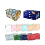(店+)【COLOR ME】平面醫療口罩x1盒 (50片/盒;平面口罩/成人口罩/細耳口罩/台灣製/浤溢口罩)