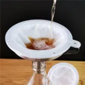🔥熱賣促銷🔥304不鏽鋼漏斗過濾網濾酒器紅酒黃酒米酒葡萄酒自釀酒白酒過濾器🔥台灣出貨