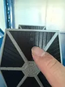 絕版 星球大戰——TIE 迷你先鋒 輕型戰鬥機 全金屬拼裝模型。銀河帝國在銀河內戰期間使用的輕型星際戰鬥機，經常充當訓練