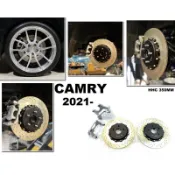 小亞車燈＊新 TOYOTA CAMRY 2021 HHC BRAKES 350MM 打洞 打孔 後加大碟 實心碟 碟盤