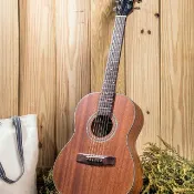 台灣原創guitarman B-31BE 34吋全桃花心木面單 電木吉他拾音器版