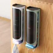 【哆啦A夢的百寶屋】壁掛式塑膠袋收納盒 可容納30-40個塑膠袋 袋子抽取盒 保鮮袋收納盒 袋子收納盒 儲袋盒