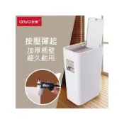 (店+)家居系列 Anya安雅 D564 新款彈蓋按壓式垃圾桶 長方型 有蓋 垃圾筒 衛生桶 分類 廢紙桶 回收 紙簍桶 收納桶