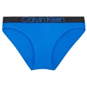 (店+)【CALVIN KLEIN】QF6580AD-C6X CK/ 大Logo腰邊半包臀三角內褲 女款 藍色