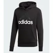 【JOKO JOKO】Adidas Essentials 三線條Logo 黑色 連帽T